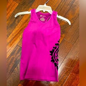 Balance Collection Pink Fitted Sleeveless Tank Top